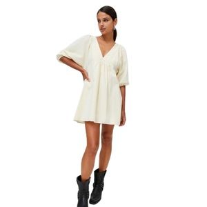 Urban Outfitters Charlotte Puff Sleeve Frock Mini Dress